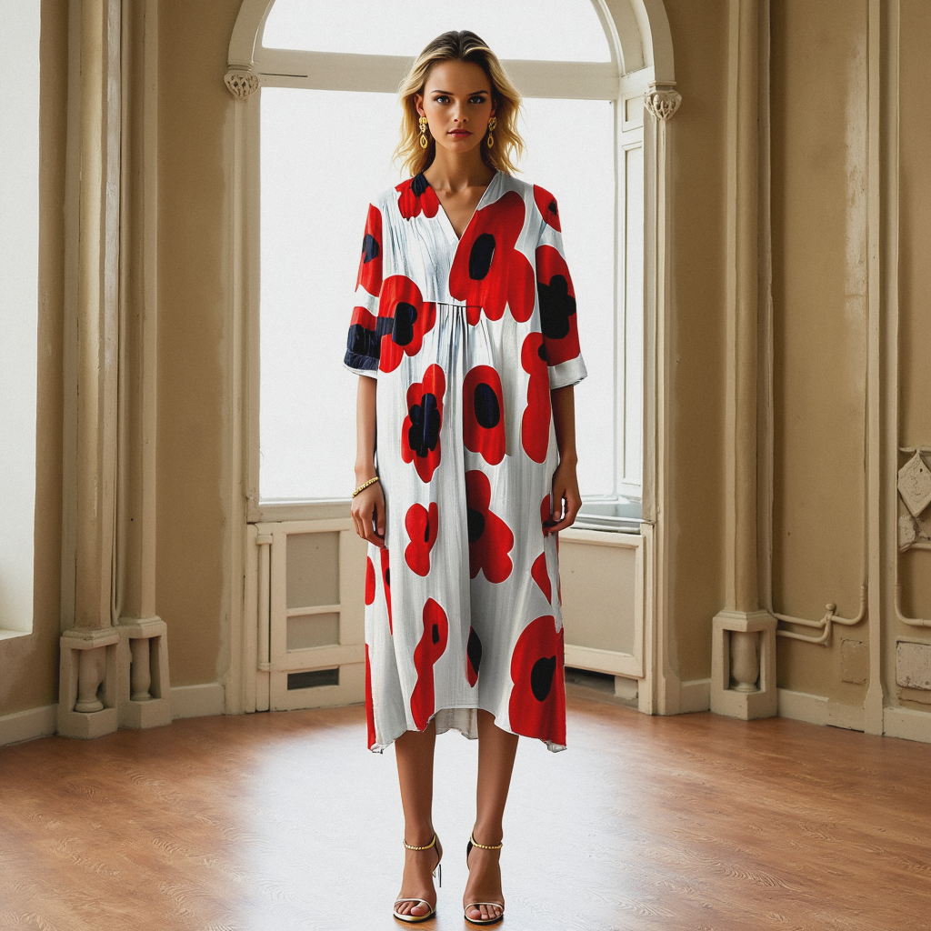 Dagmar Vintage Bloemenjurk – Luchtige & Romantische Zomerjurk