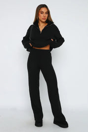 Luxe dames herfst set – zachte tweedelige outfit met elegante pasvorm