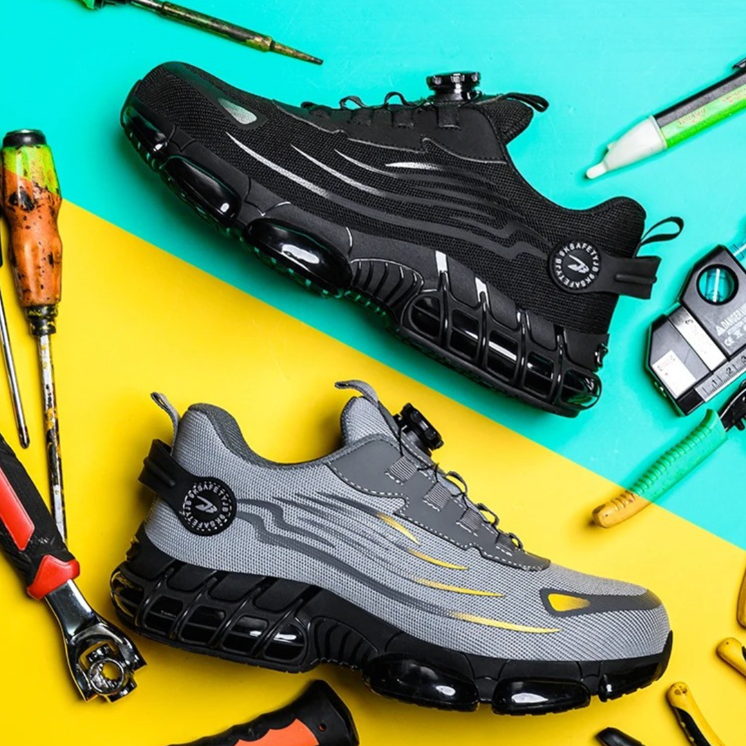 Comfortabele veiligheidsschoenen – stalen neus & antislip zool