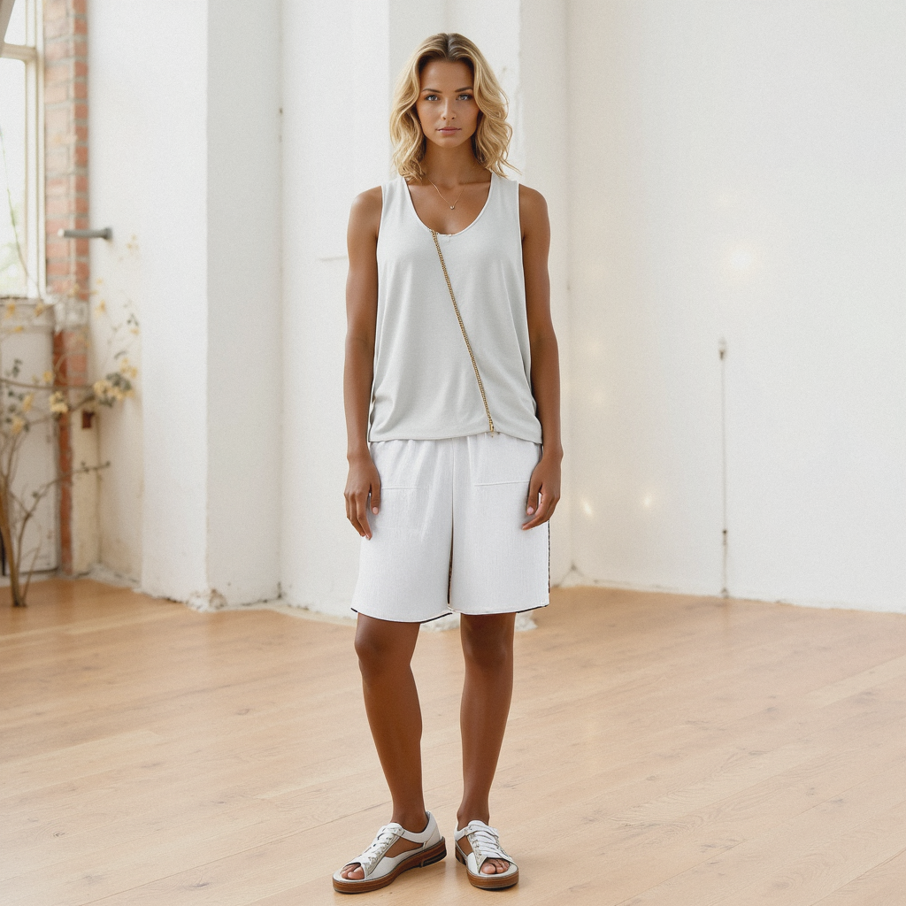 Linnen-Katoenen Short – Luchtige & Comfortabele Zomershort
