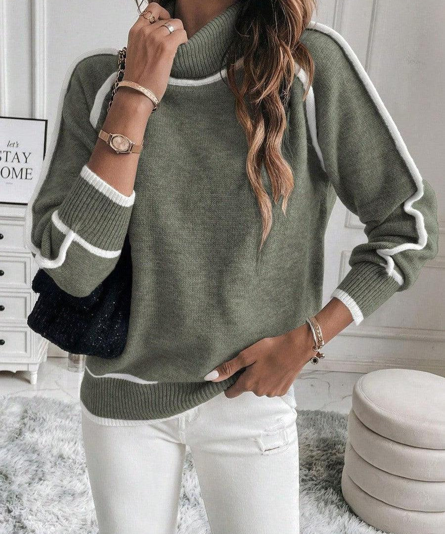 Ultra Gevoerd Damestrui – Warme Wintertrui met Zachte Fleece Binnenvoering