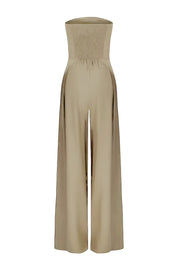 Viola strapless jumpsuit dames – elegante jumpsuit met wijde pijpen en perfecte pasvorm