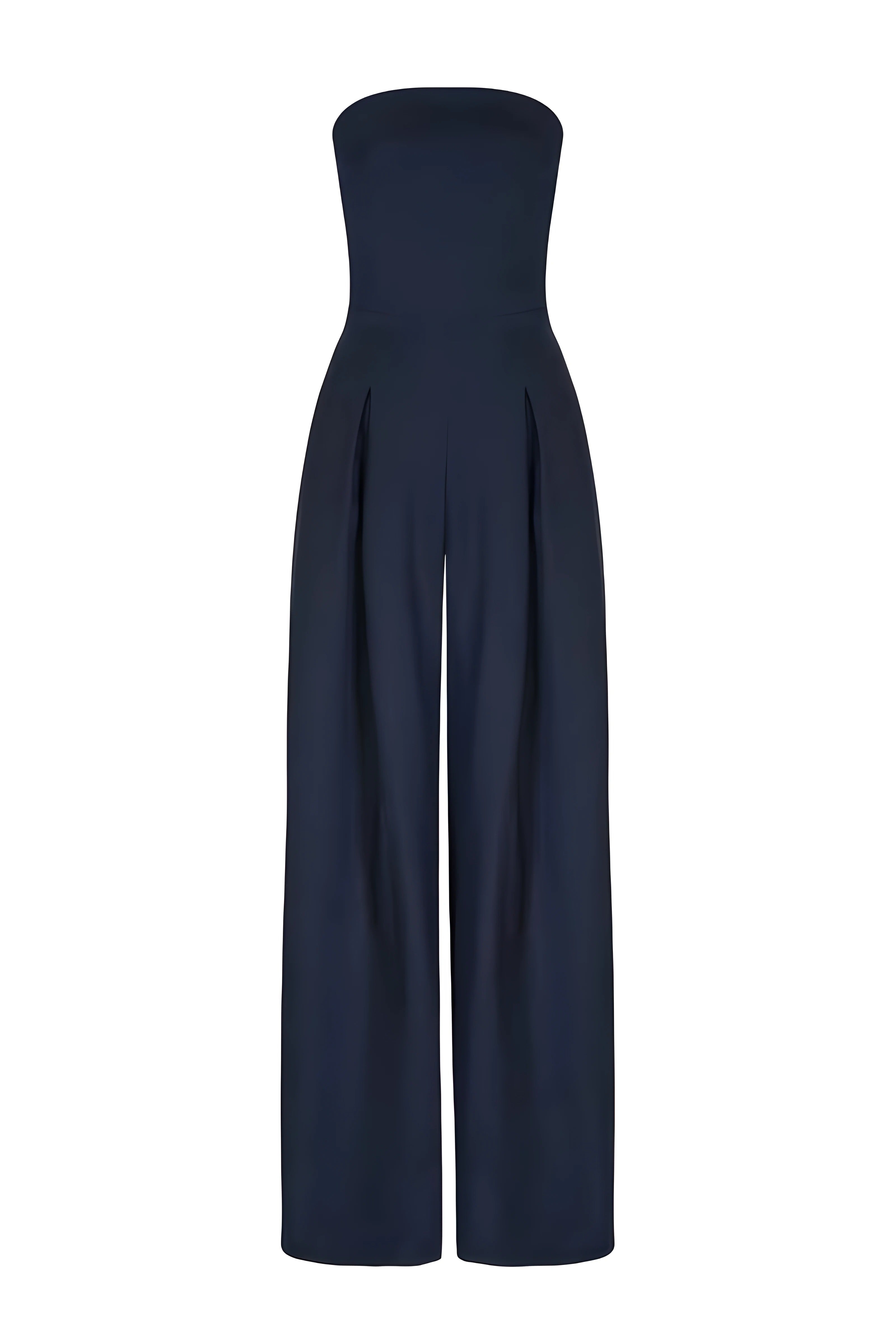 Viola strapless jumpsuit dames – elegante jumpsuit met wijde pijpen en perfecte pasvorm