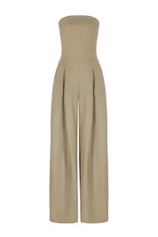 Viola strapless jumpsuit dames – elegante jumpsuit met wijde pijpen en perfecte pasvorm