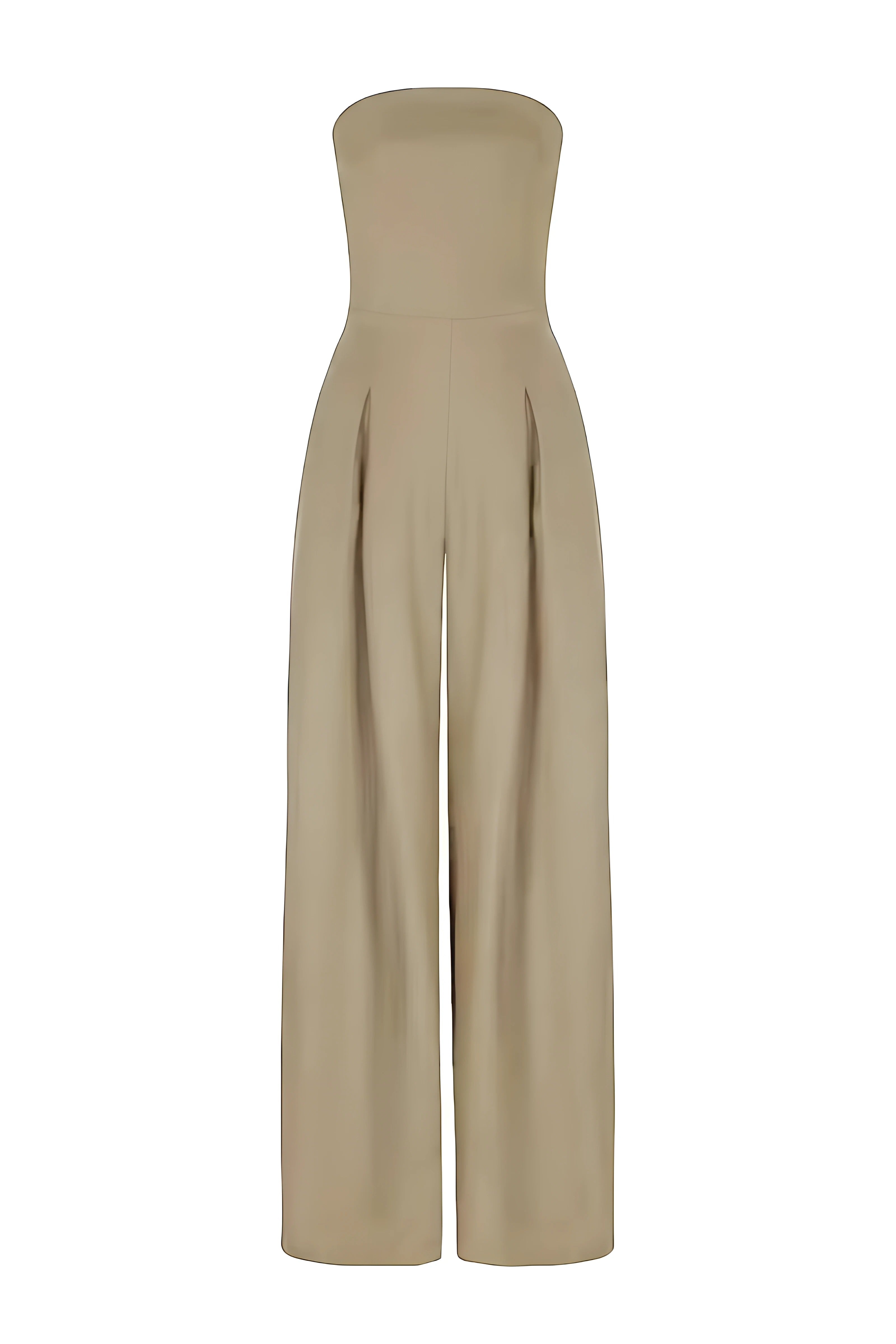 Viola strapless jumpsuit dames – elegante jumpsuit met wijde pijpen en perfecte pasvorm