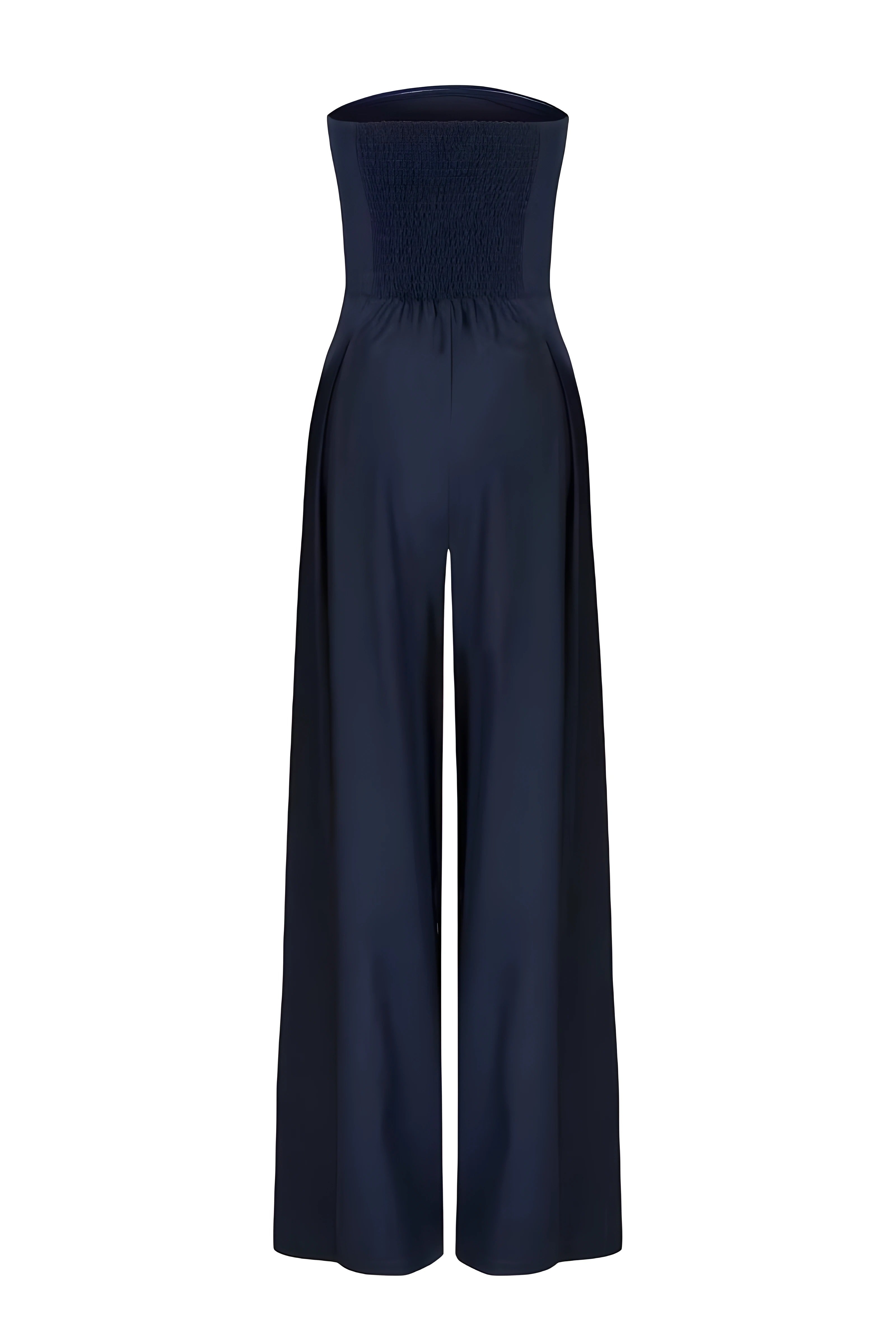 Viola strapless jumpsuit dames – elegante jumpsuit met wijde pijpen en perfecte pasvorm