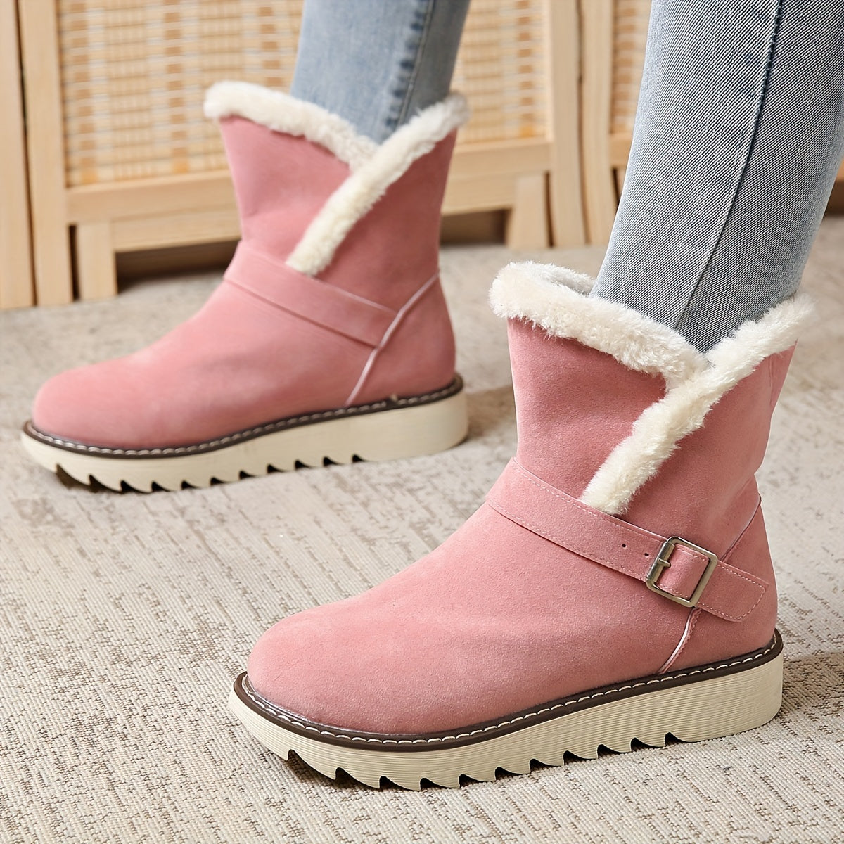 Comfortabele dames sneeuwlaarzen – warme voering & stevige zool