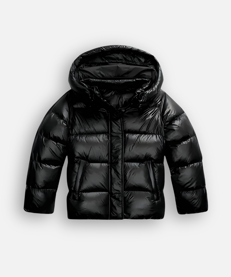 Puffer jas dames – glanzende winterjas met lichte isolatie en slim fit pasvorm