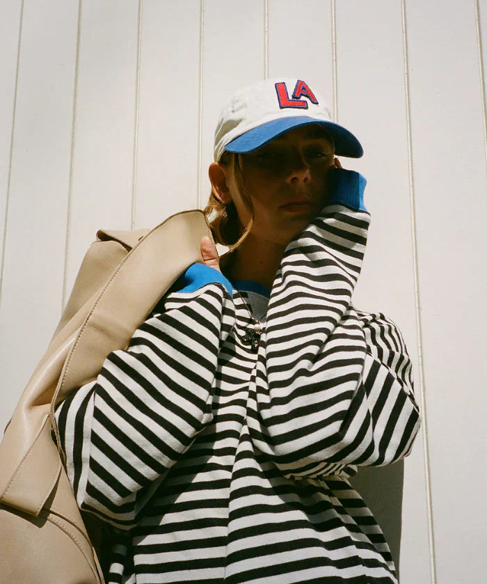 Gestreepte Losse Trui Dames – Oversized Trui met Moderne Streepprint & Relaxte Pasvorm