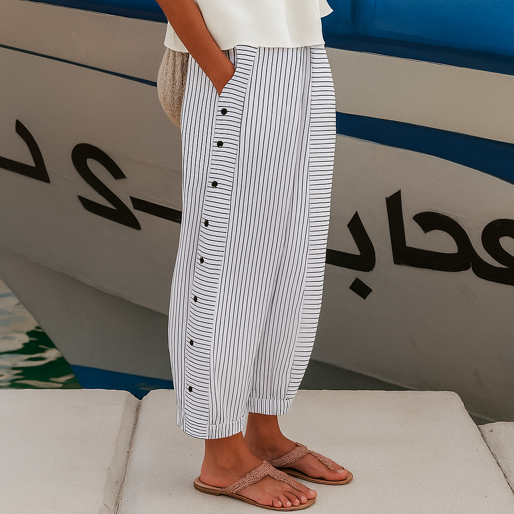 Camille Linnen Pantalon – Luchtige & Comfortabele Zomerbroek
