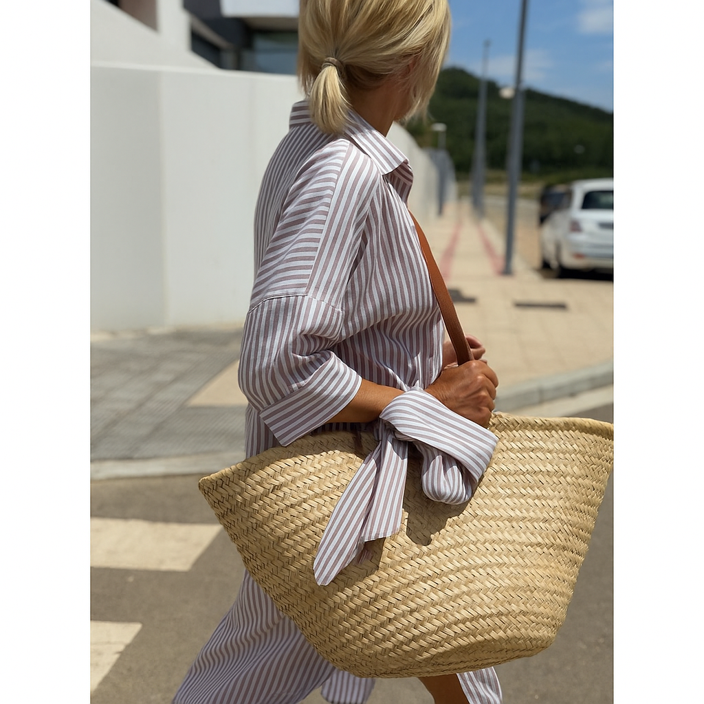 Gestreepte Overhemdjurk Dames – Tijdloze & Luchtige Zomerjurk