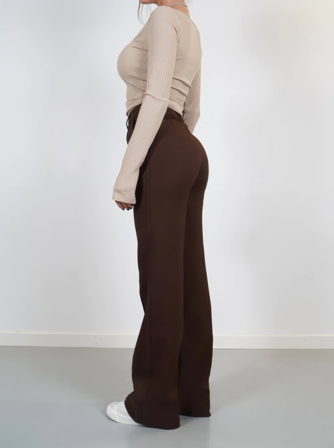 WideGrace dames broek – stijlvolle wijde broek, kreukvrij & comfortabel
