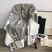 HBlanket H-deken – luxe wollen plaid met kasjmier voor bank of stoel