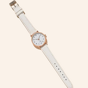 Vale | Leren Dames Horloge Rosé Goud | Elegant & Tijdloos Design