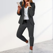 Dames blazer en broek set – stijlvol & comfortabel tweedelig pak