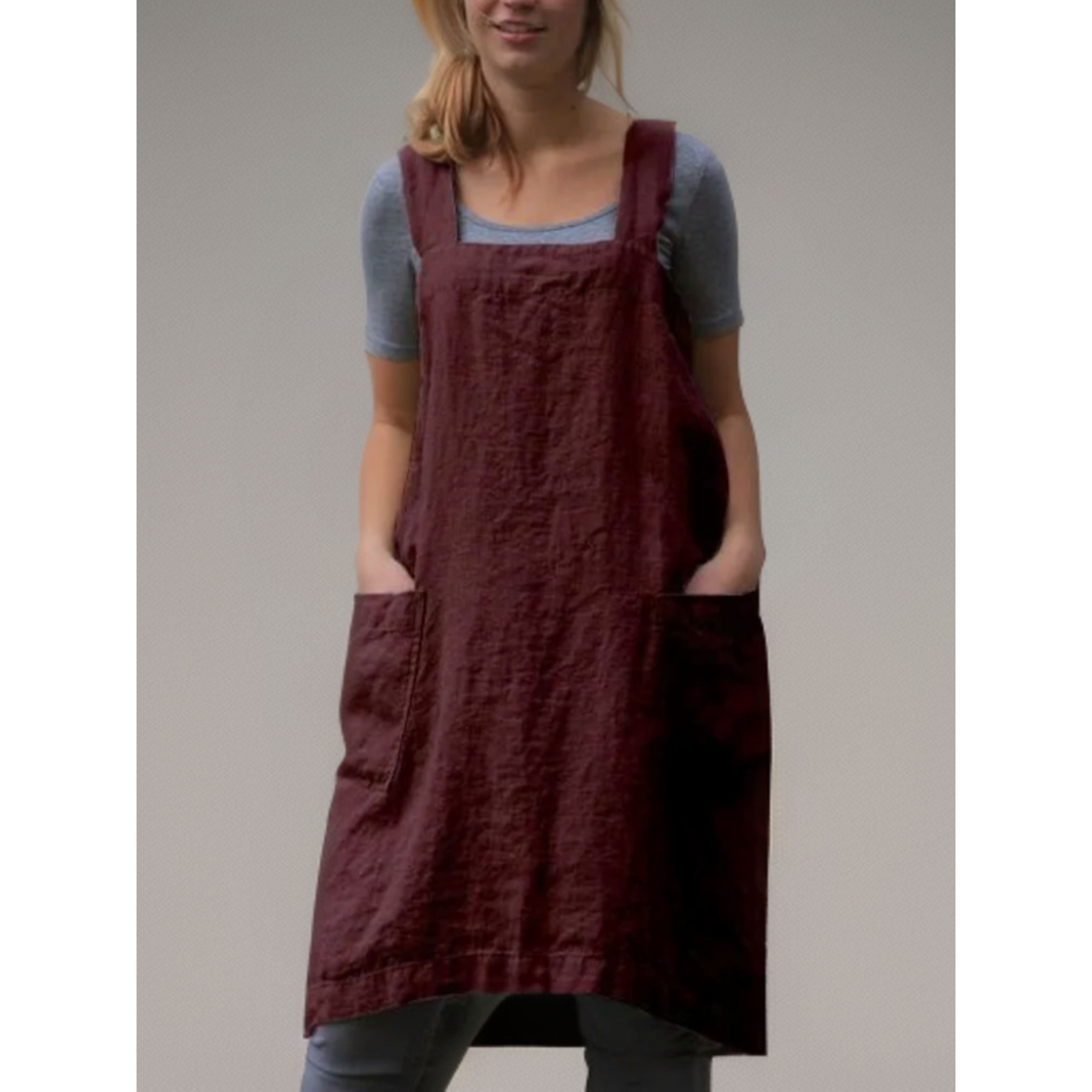 Dames Schortjurk met Zakken | Comfortabele en Functionele