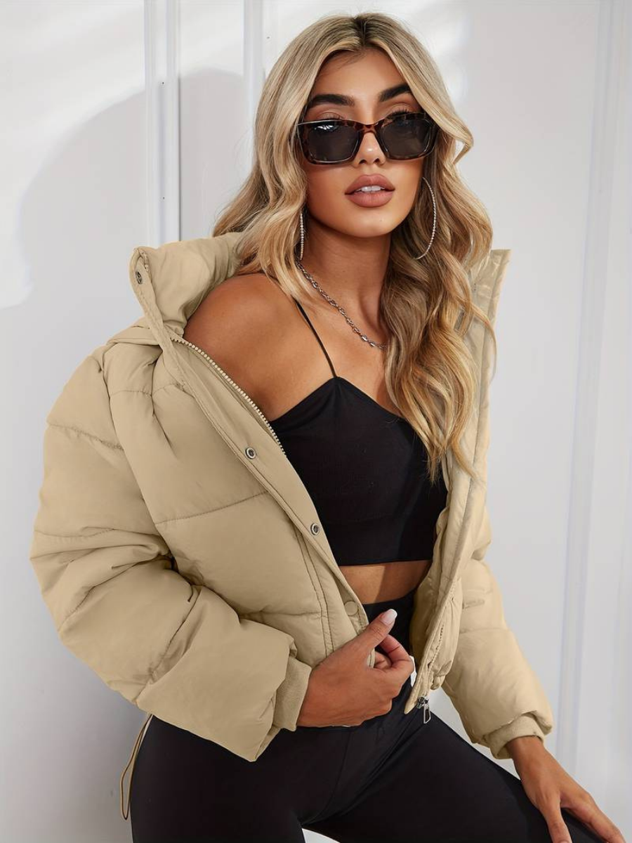 Amara geplooid slim-fit jas dames – stijlvol & flatterend ontwerp