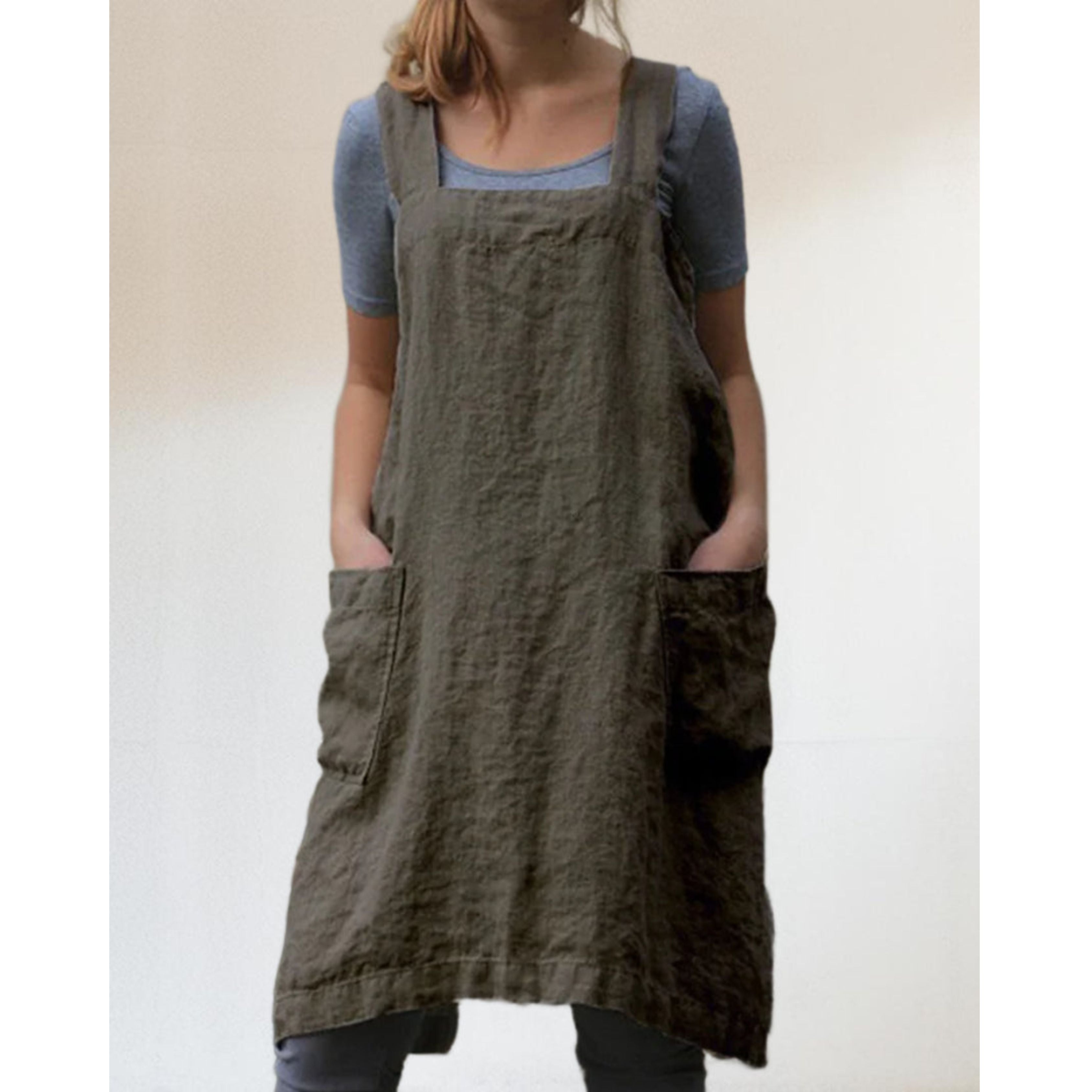 Dames Schortjurk met Zakken | Comfortabele en Functionele