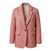 Aveline dames jas – trendy lange jas met knoopsluiting & zakken