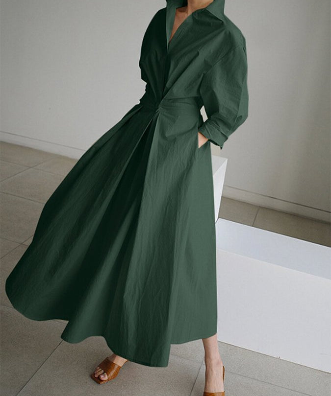 Elegante maxi-jurk Diane – stijlvol vintage design & comfortabele pasvorm