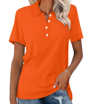 Marjani | Duurzame Dames Poloshirt | Met Kraag & Knoopsluiting