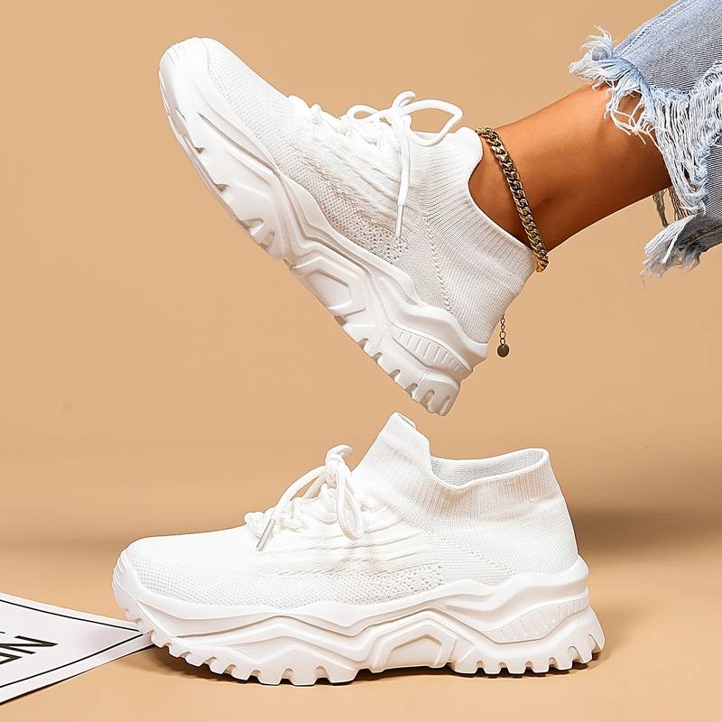 Chunky Sneakers – Lichtgewicht, Trendy en Comfortabel met Dikke Zool
