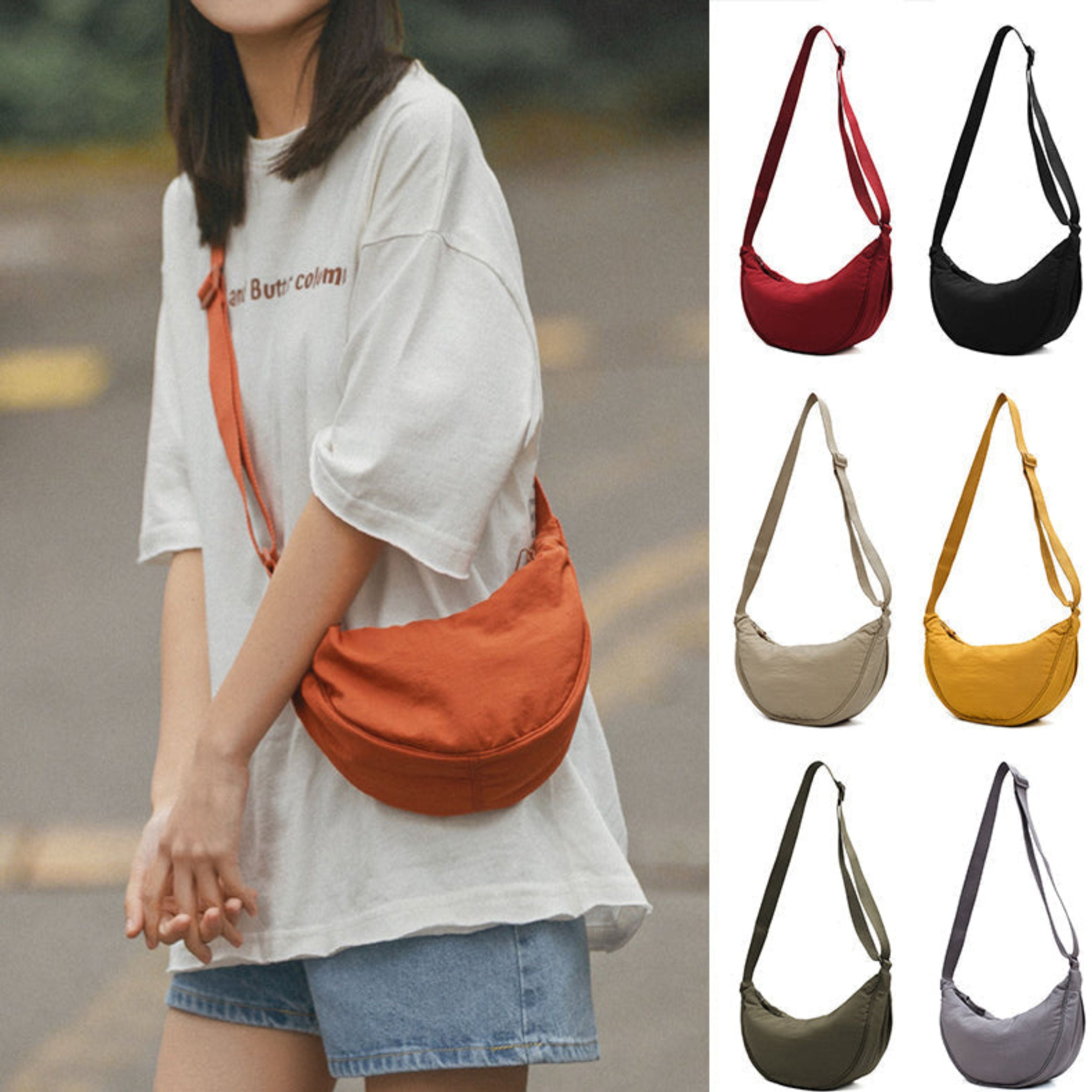 Anneke Dames Crossbody Tas – Verstelbare Band & Minimalistisch Design