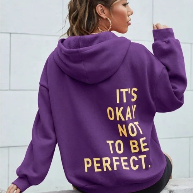 Noelle oversized hoodie dames – streetwear hoodie met tekst op achterkant