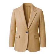 Aveline dames jas – trendy lange jas met knoopsluiting & zakken