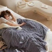 Dikke Lamswollen Winterdeken – Luxe Fleece Deken voor Ultieme Warmte en Comfort | WarmWool