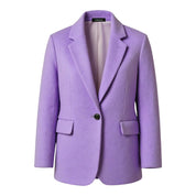 Aveline dames jas – trendy lange jas met knoopsluiting & zakken