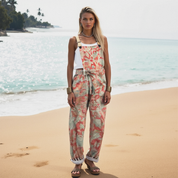 Ellis Vintage Bloemenjurk – Luchtige Zomerjurk met Portefeuille Model