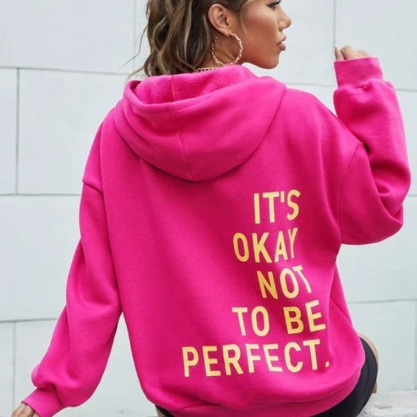 Noelle oversized hoodie dames – streetwear hoodie met tekst op achterkant