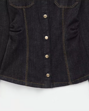 Stijlvolle Denim Jas en Broek Set voor Dames – Tijdloos & Elegant Design