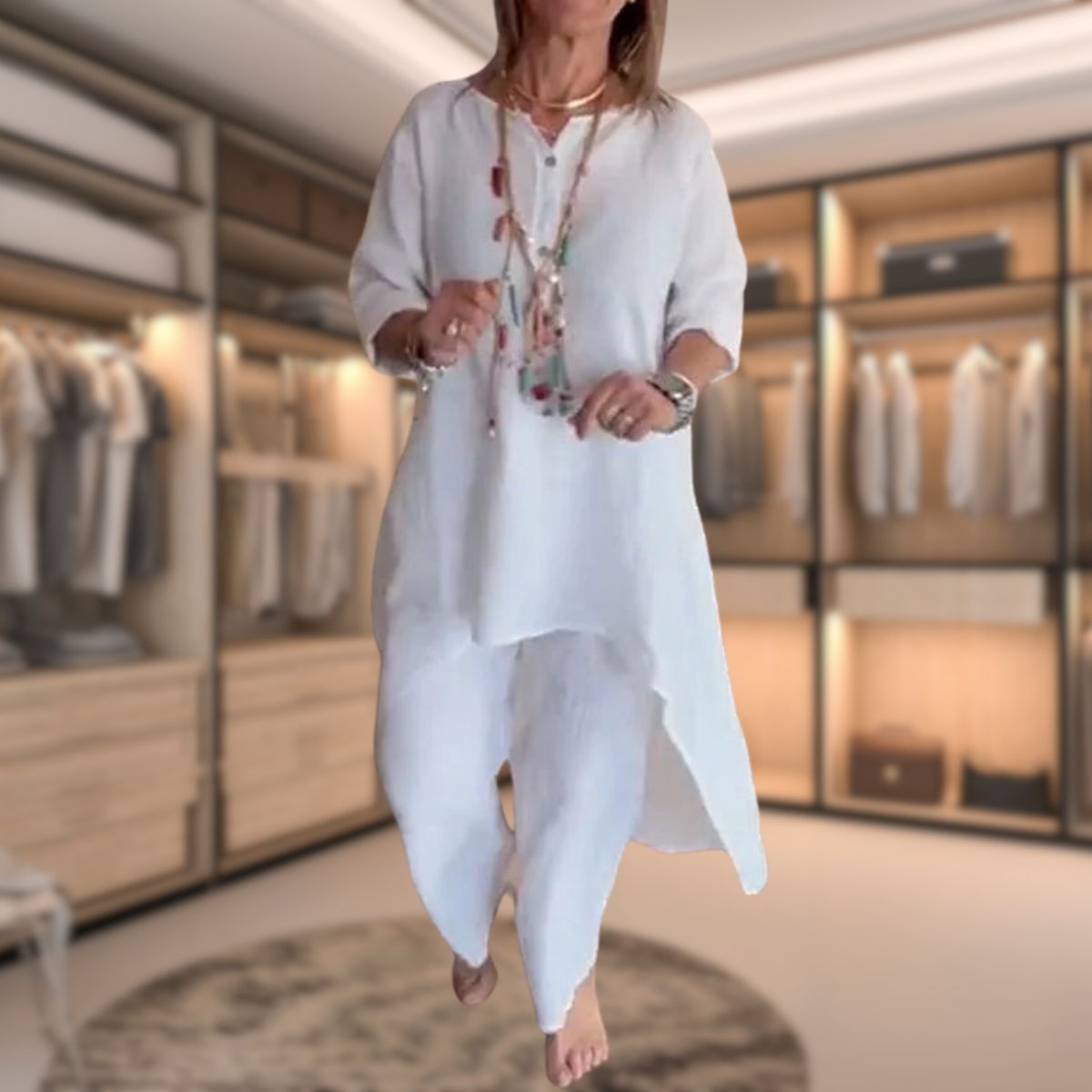 Marie Comfortabele Set Dames – Tweedelige Lounge Set met Elegante Pasvorm & Premium Kwaliteit