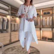 Marie Comfortabele Set Dames – Tweedelige Lounge Set met Elegante Pasvorm & Premium Kwaliteit