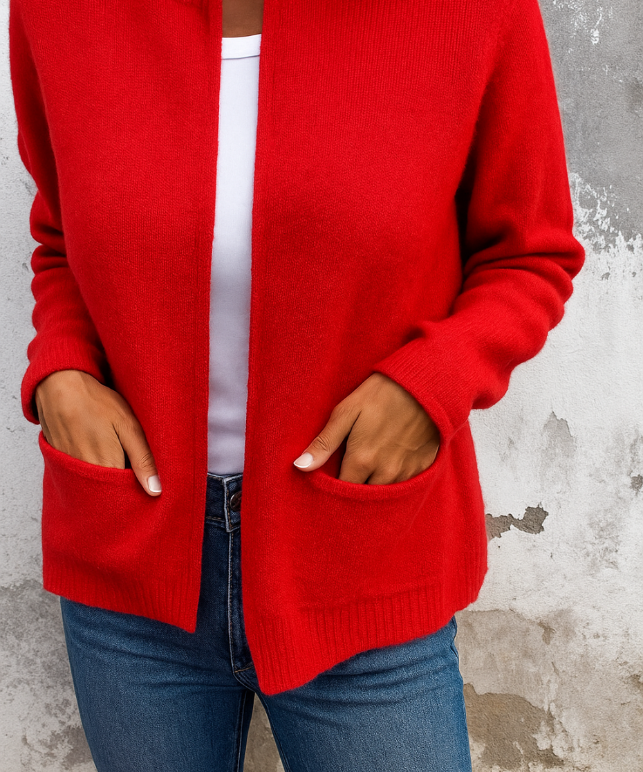 Linda Stijlvol Vest – Zacht, Warm en Makkelijk te Combineren