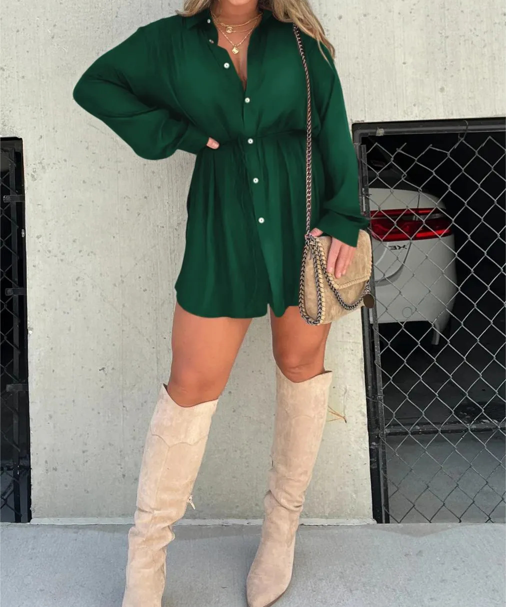 Romper Jurk Dames – Trendy Satijnen Playsuit met Tailleceintuur | Jessica