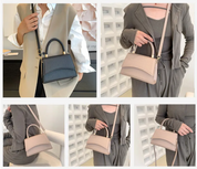 Andrea Dames Handtas – PU Leren Crossbody Schoudertas met Bovenhandvat