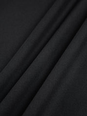 Stijlvolle Brede Pantalon Dames | Luxe Zwarte Pantalon | Tijdloze Elegantie