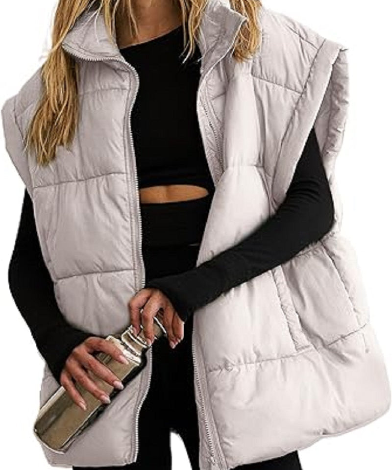 Dames Puffer Bodywarmer Camille – Lichtgewicht Gewatteerd Vest met Stijlvol Silhouet
