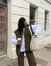 Dames Puffer Bodywarmer Camille – Lichtgewicht Gewatteerd Vest met Stijlvol Silhouet