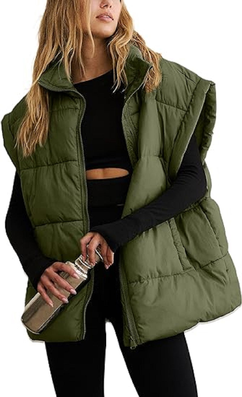 Dames Puffer Bodywarmer Camille – Lichtgewicht Gewatteerd Vest met Stijlvol Silhouet