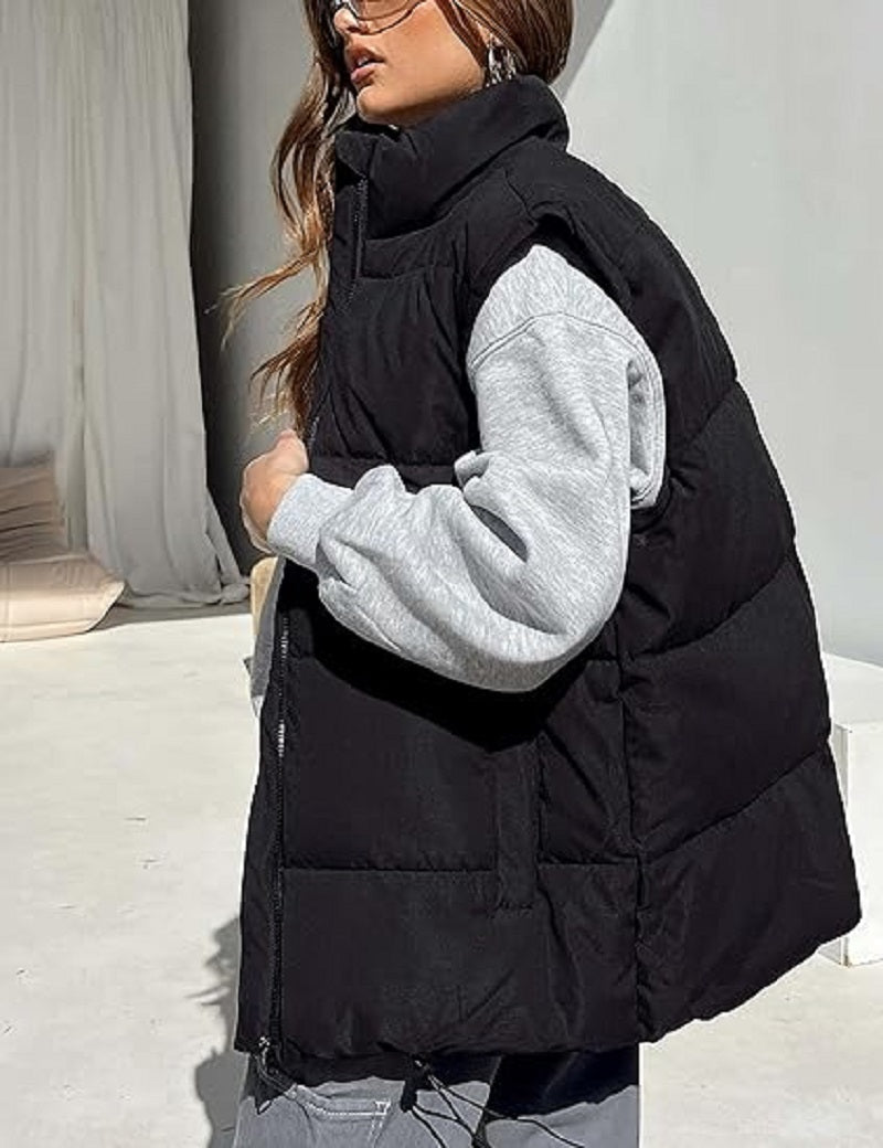 Dames Puffer Bodywarmer Camille – Lichtgewicht Gewatteerd Vest met Stijlvol Silhouet