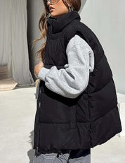 Dames Puffer Bodywarmer Camille – Lichtgewicht Gewatteerd Vest met Stijlvol Silhouet