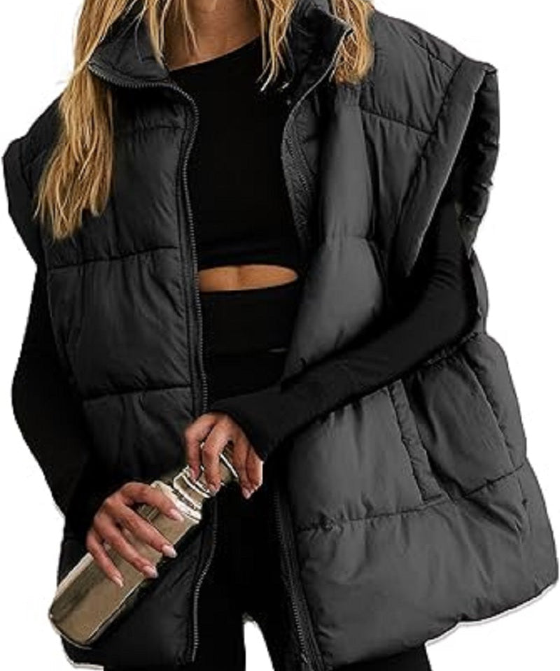 Dames Puffer Bodywarmer Camille – Lichtgewicht Gewatteerd Vest met Stijlvol Silhouet