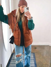 Dames Puffer Bodywarmer Camille – Lichtgewicht Gewatteerd Vest met Stijlvol Silhouet