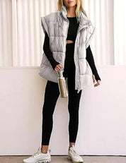 Dames Puffer Bodywarmer Camille – Lichtgewicht Gewatteerd Vest met Stijlvol Silhouet