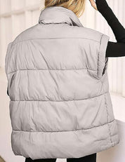 Dames Puffer Bodywarmer Camille – Lichtgewicht Gewatteerd Vest met Stijlvol Silhouet