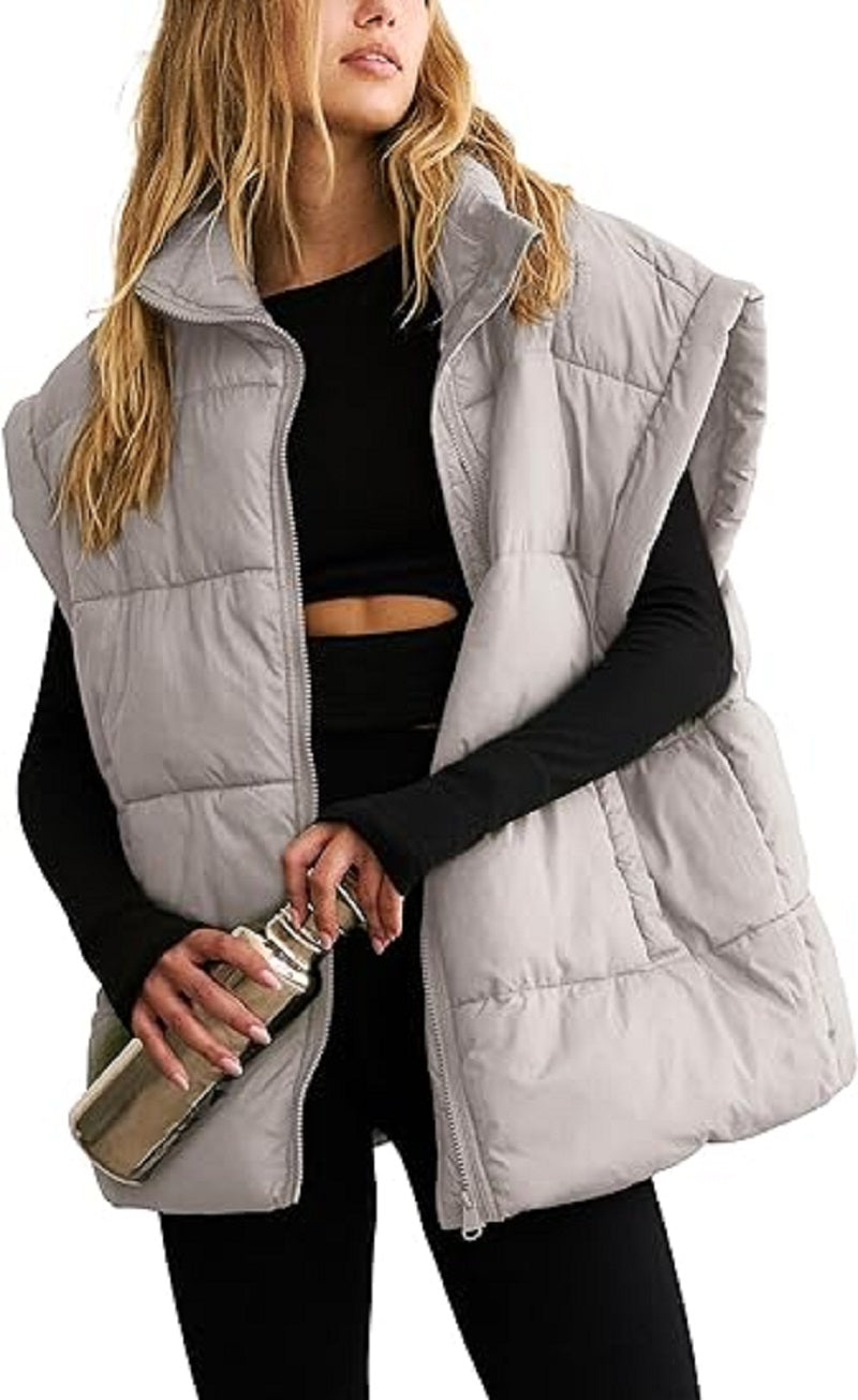 Dames Puffer Bodywarmer Camille – Lichtgewicht Gewatteerd Vest met Stijlvol Silhouet
